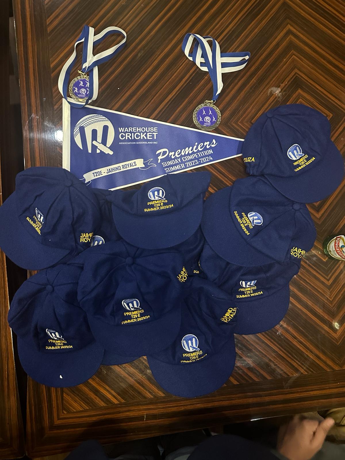 Jaihind Royals Cricket Club 2023- 2024 Premiers Baggy Blue Cap